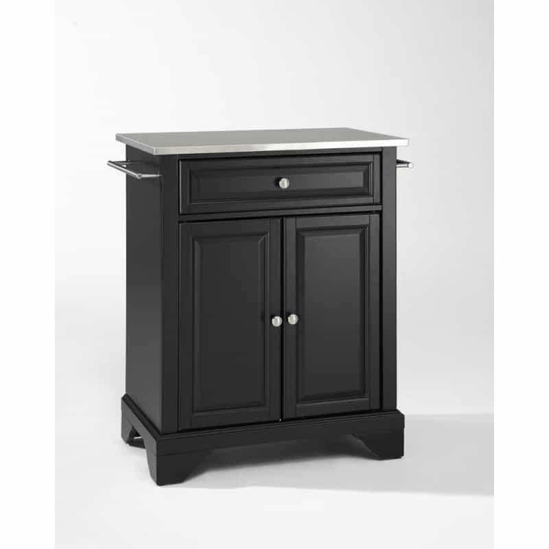 Lafayette Stainless Steel Top Portable Kitchen Island/Cart
