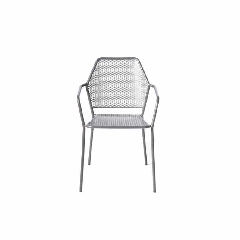Martini 3 Piece Bistro Set In Pencil Point Finish With 27.5" Round Bistro Table And 2 Stackable Bistro Chairs
