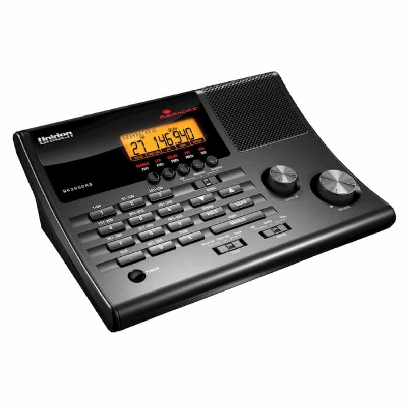 500 Ch. Analog Police Scanner And Clock