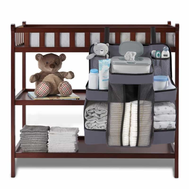 Diaper Caddy And Nursery Organizer For Baby's Essentials - Gray