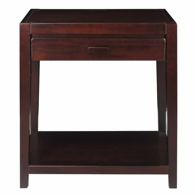Notre Dame Night Stand With Usb Port-Espresso