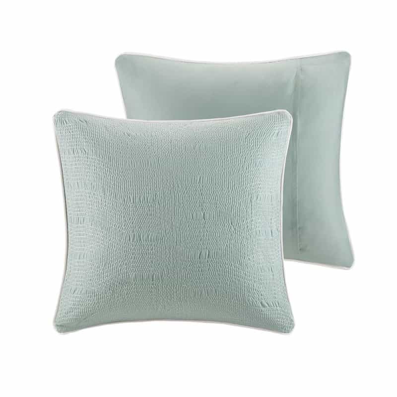 Coastline Euro Sham, Aqua Color
