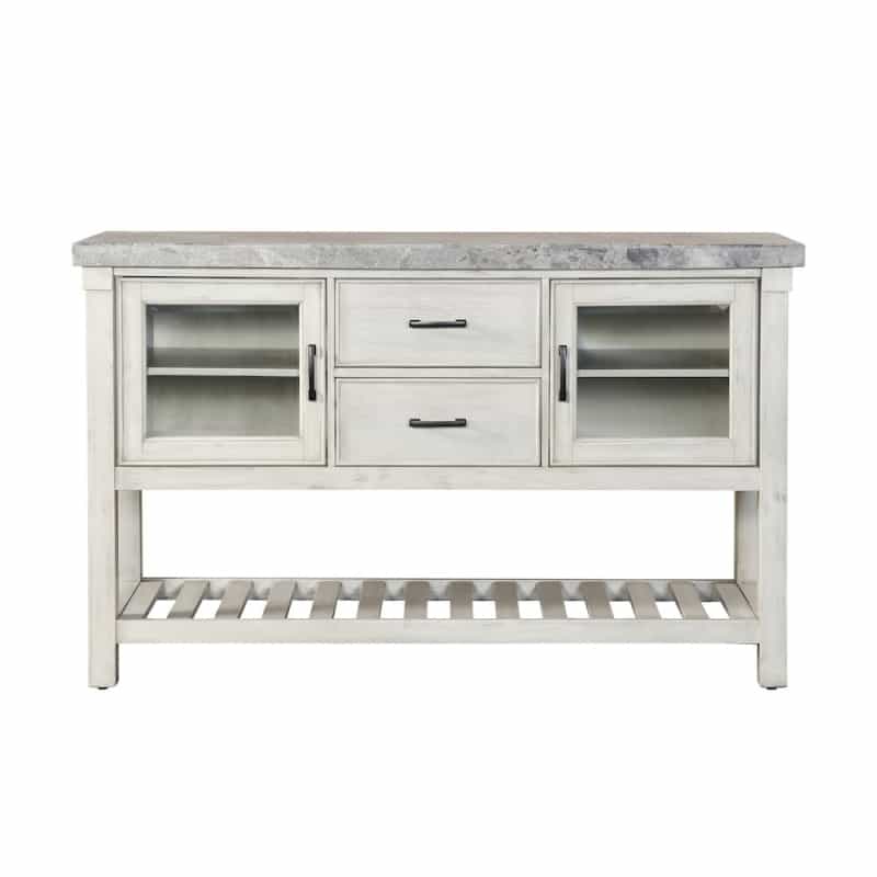 Canova Gray Marble Top Server