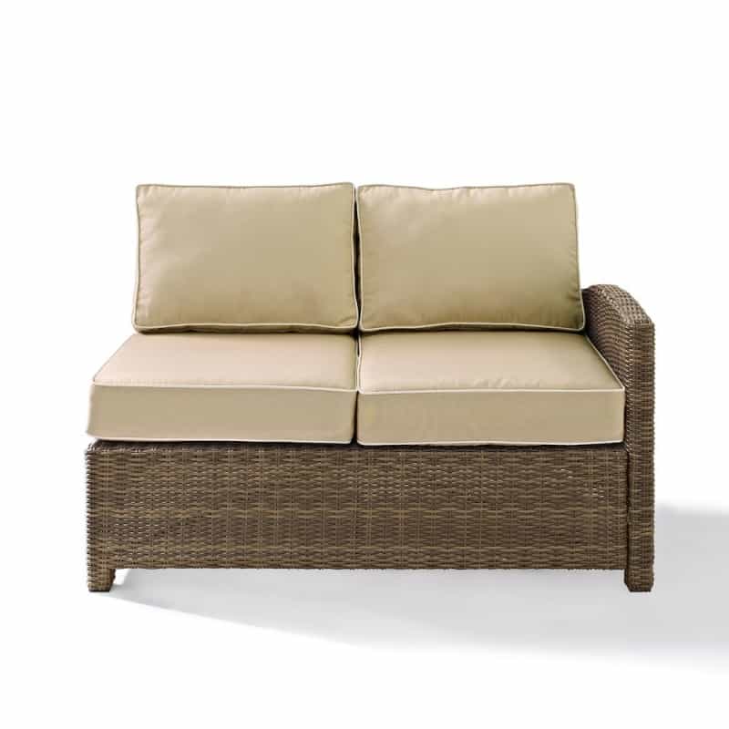 Bradenton Wicker Outdoor Sectional Right Side Loveseat