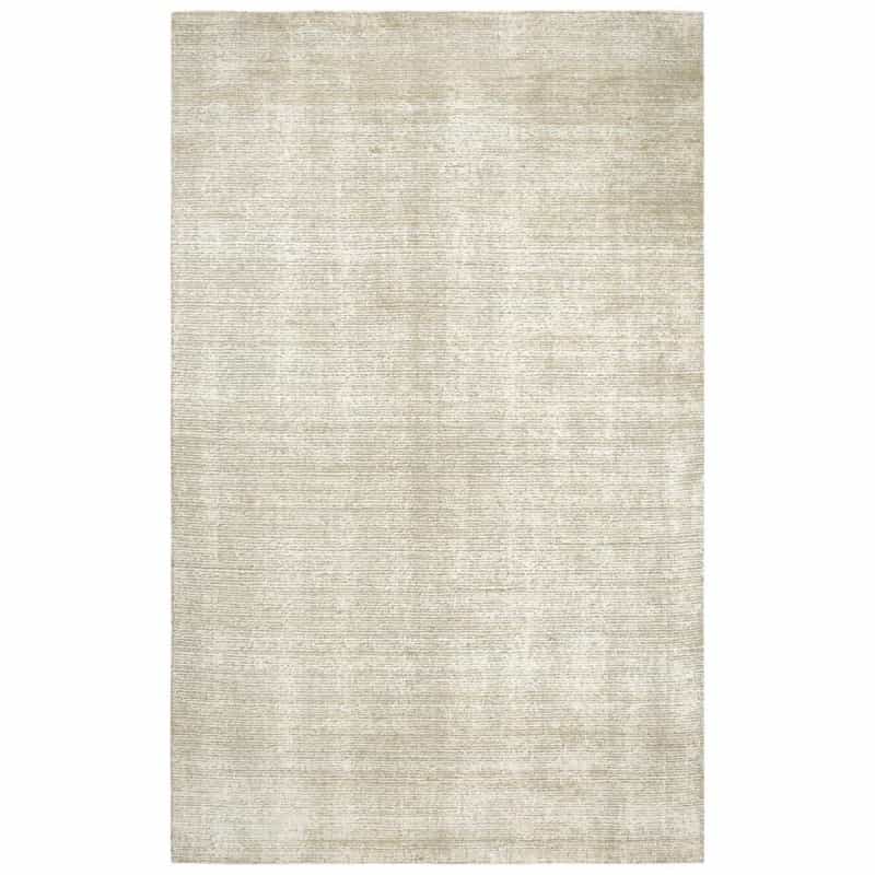 Hand Loomed Cut & Loop Pile Viscose/ Wool Rug, 9' X 12'