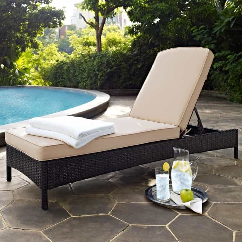 Palm Harbor Wicker Outdoor Chaise Lounge