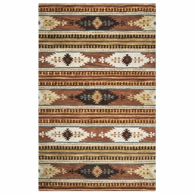 Hand Tufted Cut Pile Wool Rug, 8' X 10'