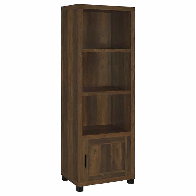Sachin 3-Shelf Engineered Wood Media Tower Dark Pine