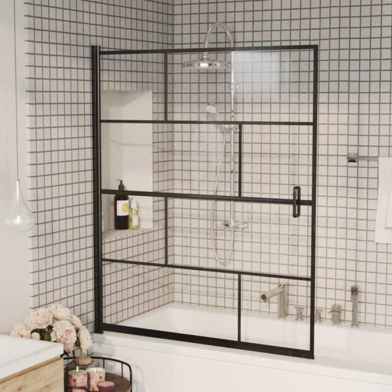 Shower Enclosure Esg 45.7"X55.1" Black