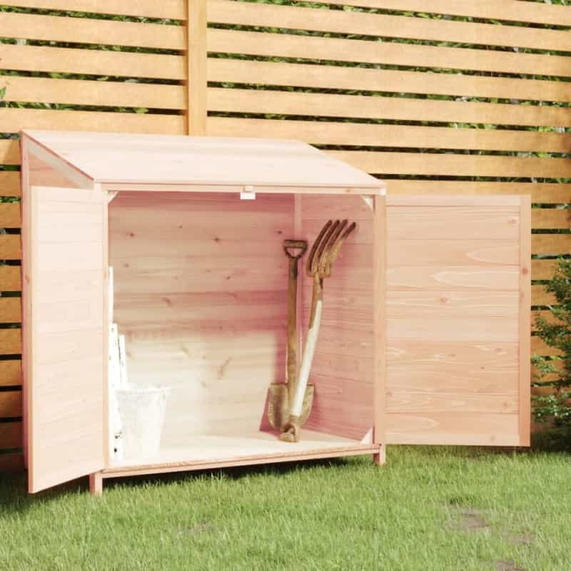Garden Shed Natural Wood Solid Fir Wood Medium Garden Shed