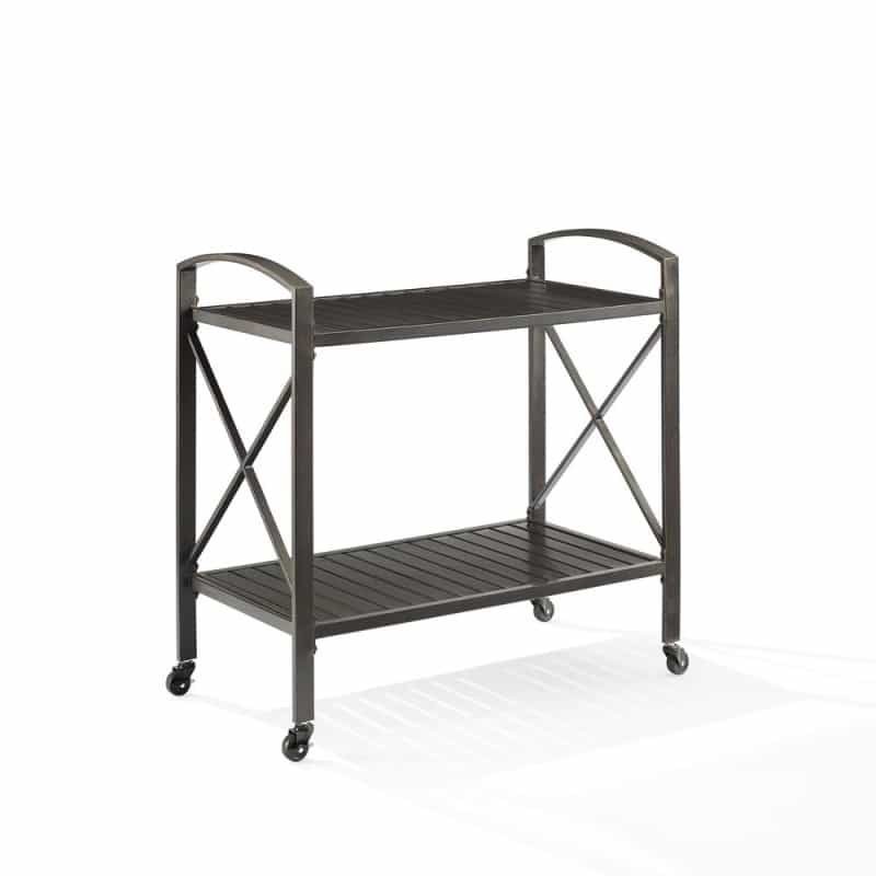 Kaplan Metal Outdoor Bar Cart