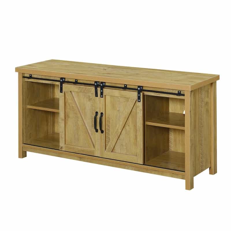 Blake Barn Door Tv Stand English Oak