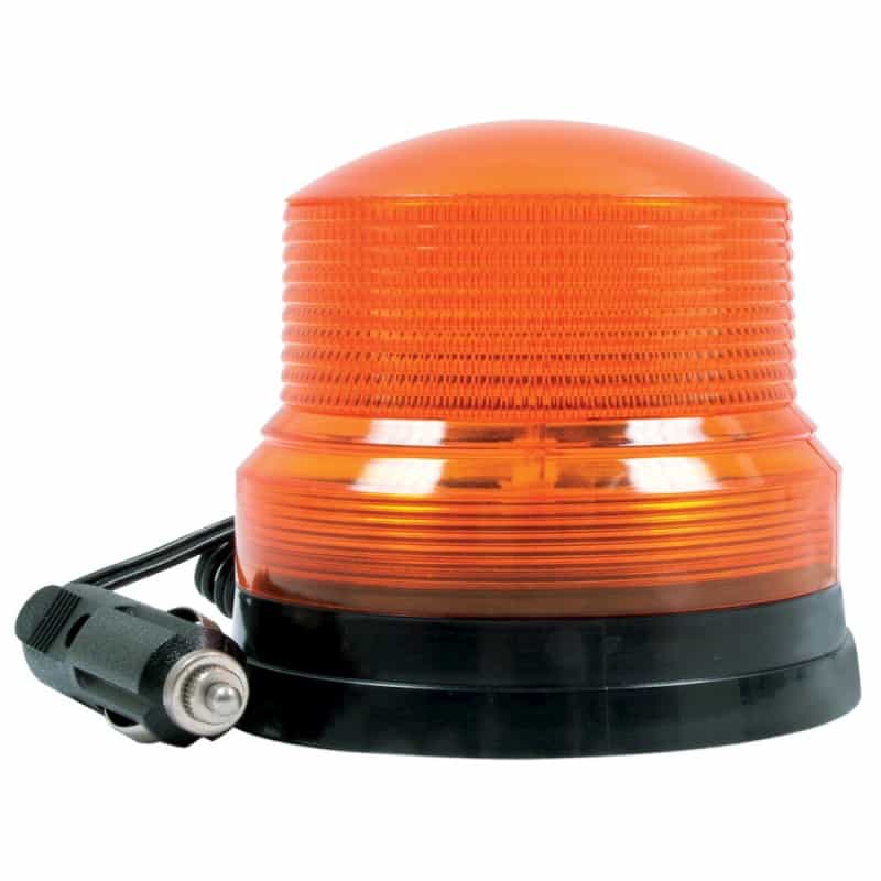 Magnetic 12V Strobe Light Rooftop Flashing Caution Light Amber Warning Light