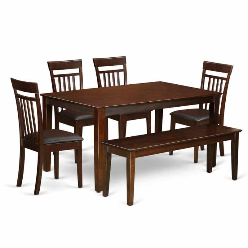 Dining Room Set Mahogany, Cap6s-Mah-Lc