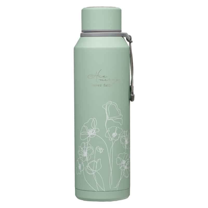 Water Bottle Ss Mint New Morning Mercies