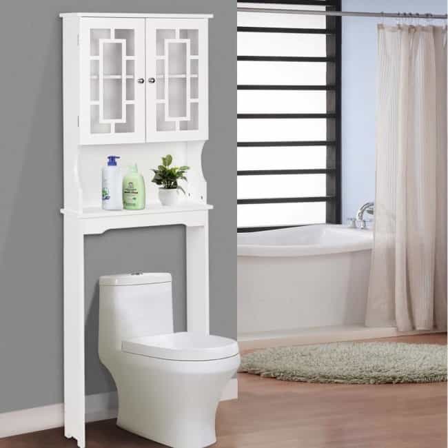 Bathroom Spacesaver Organizer With Adjustable Shelf
