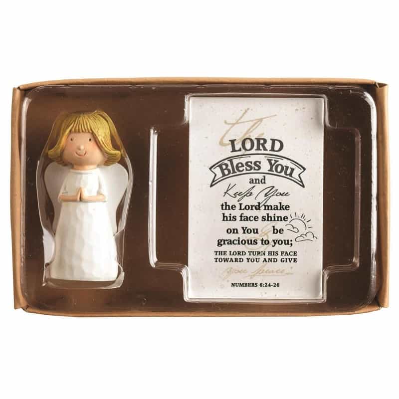 Praying Angel Figurine With Lord Set