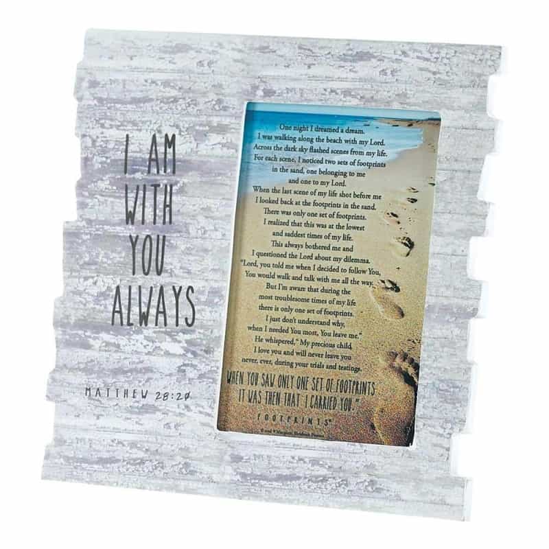 Photo Frame Footprints I Am With You