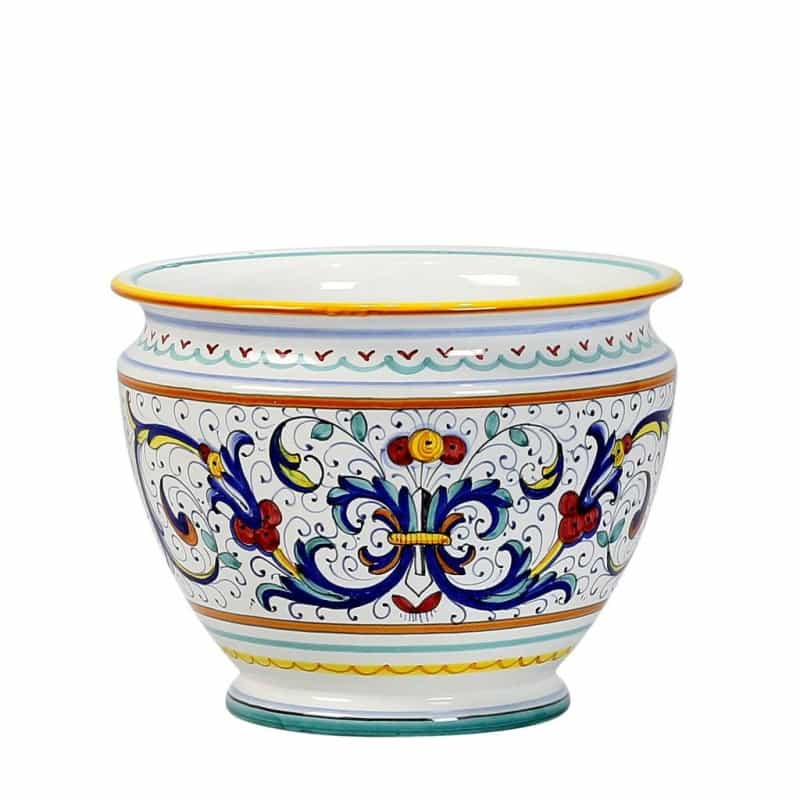 Ricco Deruta Deluxe: Luxury Cachepot Planter Small