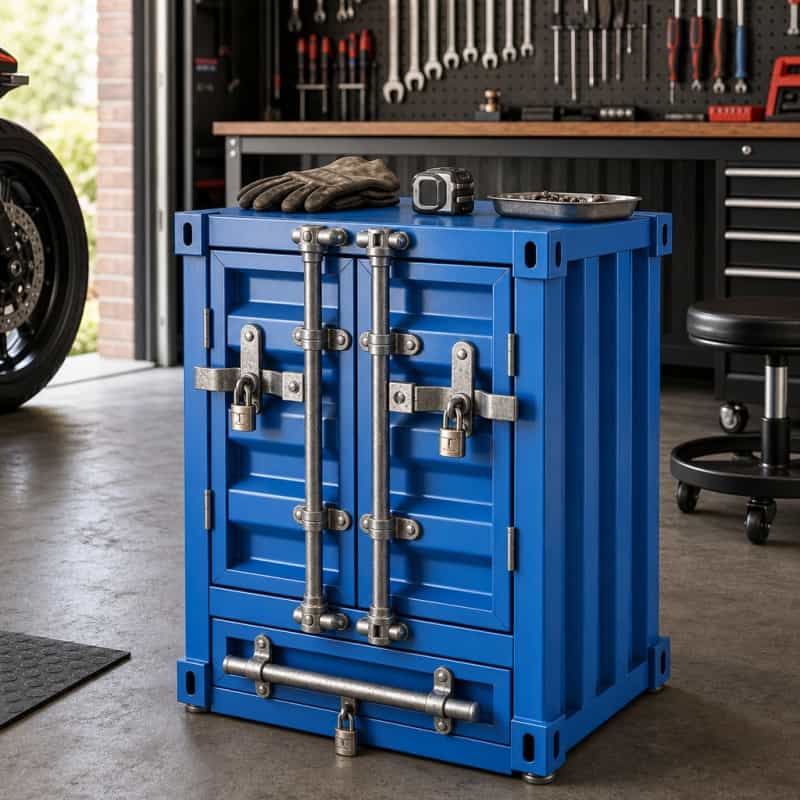 Container Storage Side Table - Large