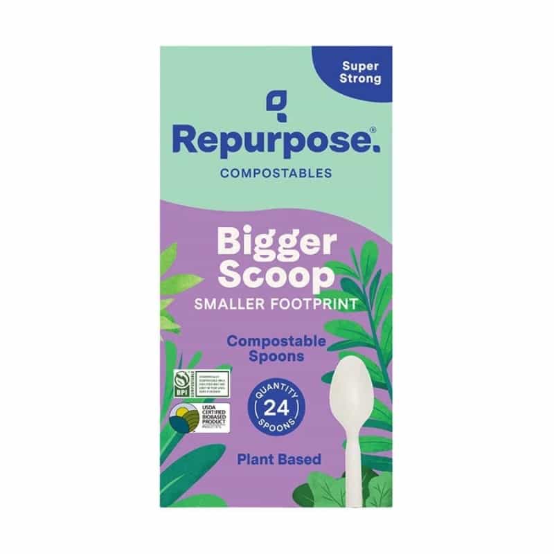Repurpose Compostable Plastic Spoons 24 Count