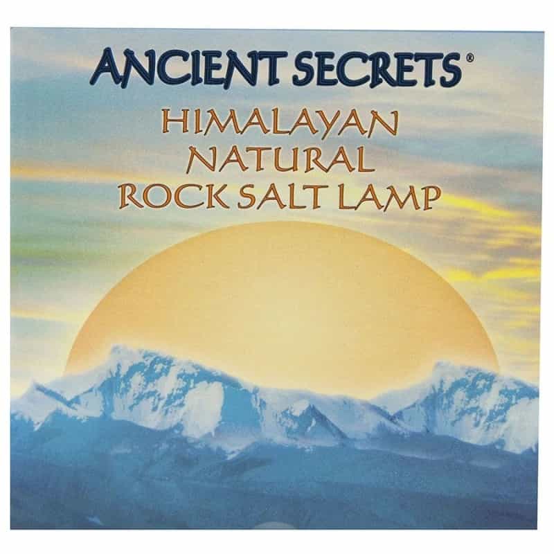 Ancient Secrets Medium Himalayan Rock Salt Lamp Medium 3-5 Lbs