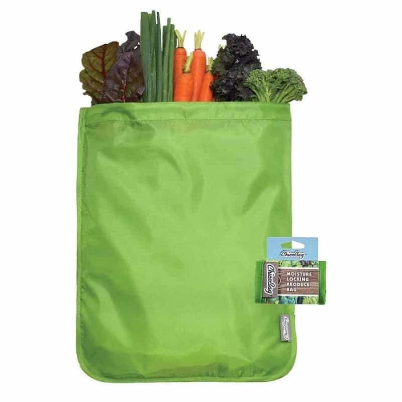 Chicobag Greenery Moisture Lock Reusable Produce Bag 11.5 X 15
