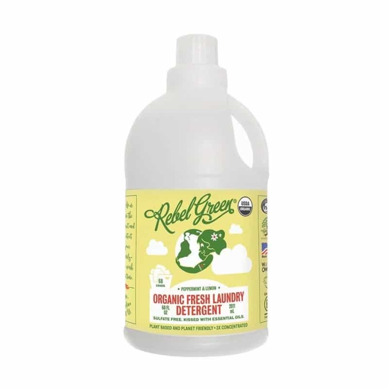 Rebel Green Peppermint & Lemon Fresh Laundry Detergent 68 Fl. Oz