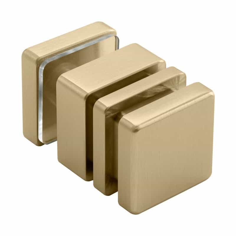 – Glass Simple Single-Sided Square Door Knob