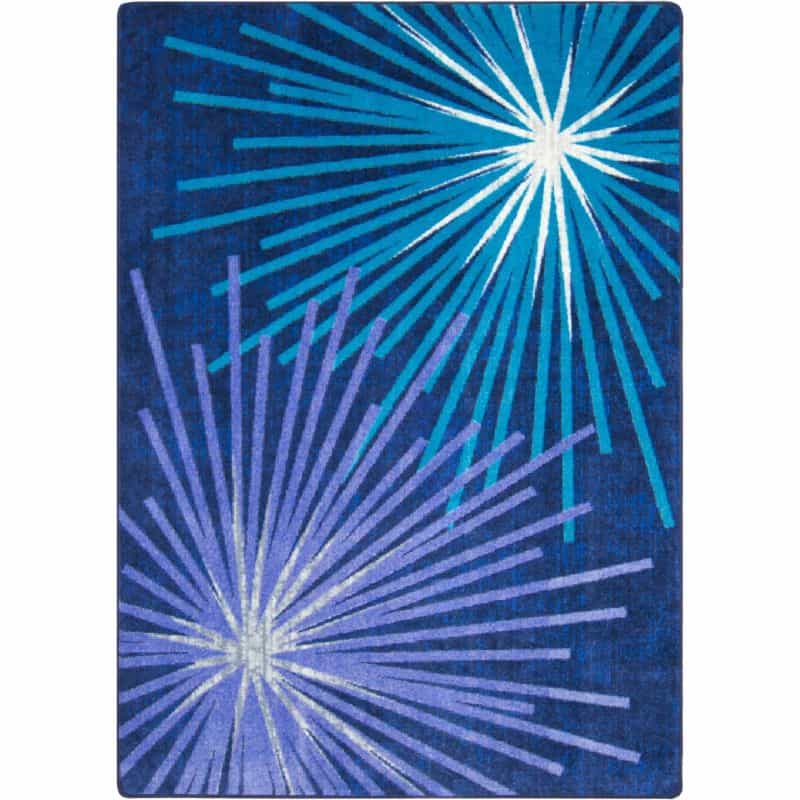 Sputnik 3'10" X 5'4" Area Rug In Color Violet