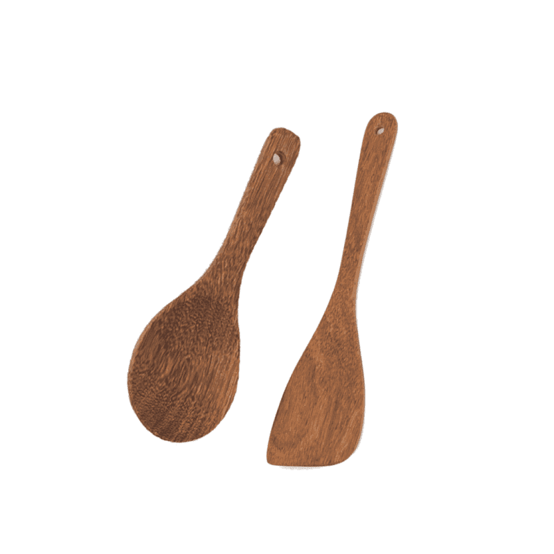 Wooden Set - Spoon And Spatula