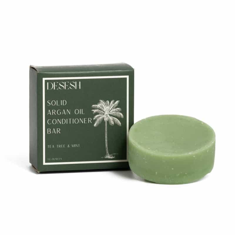 Solid Argan Oil Conditioner Bar (No Artificial Fragrances): Tea Tree & Mint