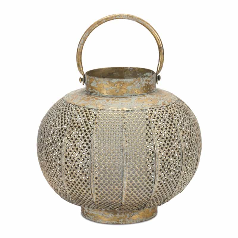 Lantern 8.5"D X 8.75"H Metal