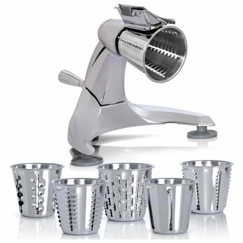 Vegetable Chopper, Food Processor With Stainless-Steel Shredders