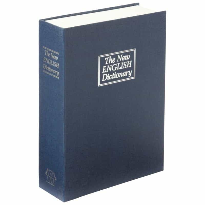Faux Dictionary Safe, For Locking Up Valuables