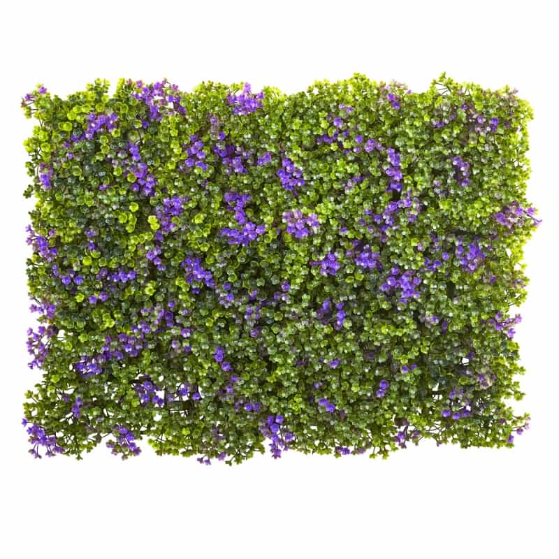 6” X 6” Purple & Green Clover Mat (Set Of 12)