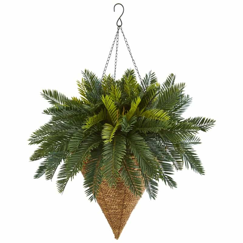 Cycas Hanging Basket Artificial Plant