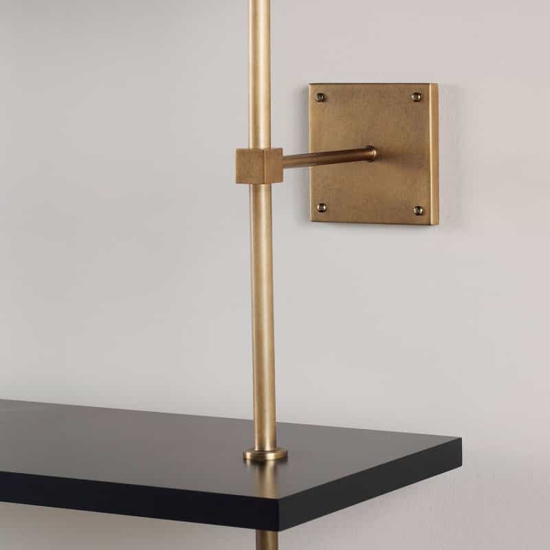 Marais Aged Brass Wall Support (Set/2)