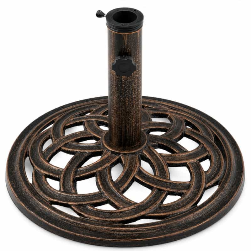 Outdoor Patio Cast Iron Umbrella Base Holder Stand