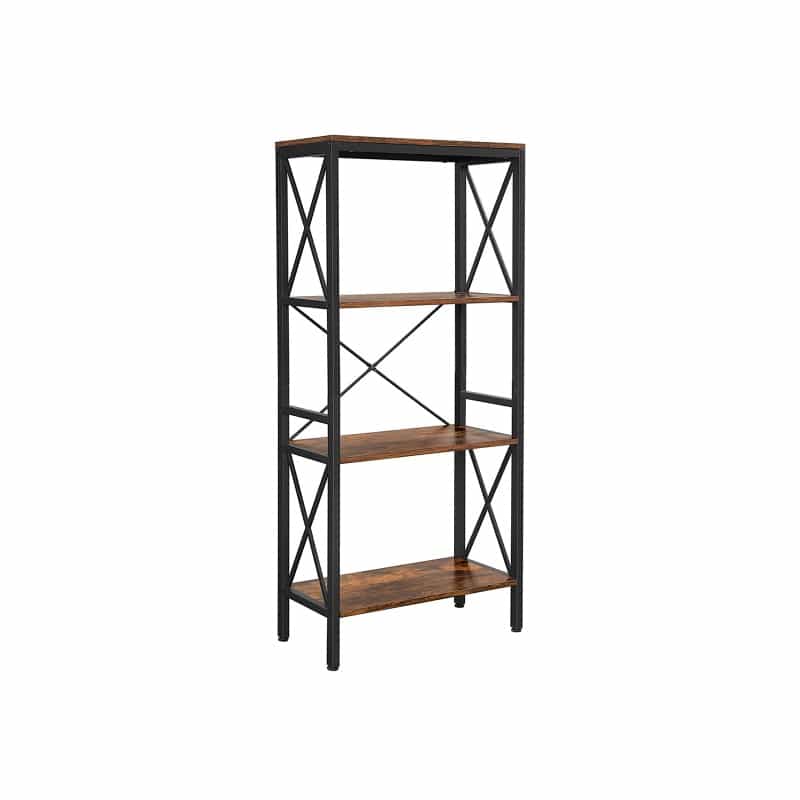 4 Open Shelves Bookcase