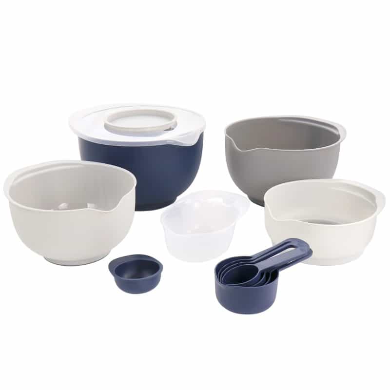 Oster All In One 12 Piece Plastic Baking Tool Set In Blue