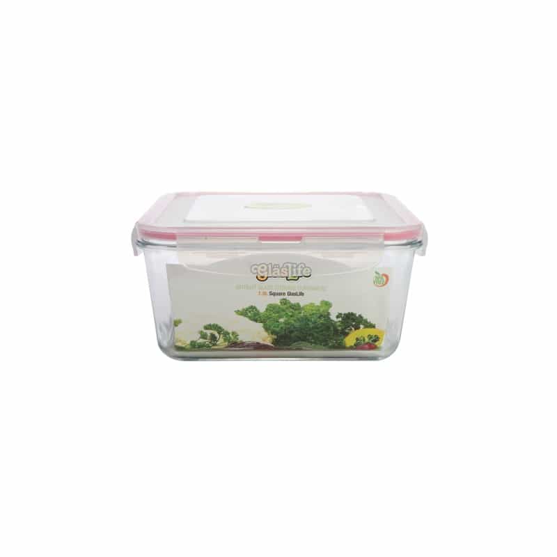 Glaslife® Airtight Square Glass Storage Container