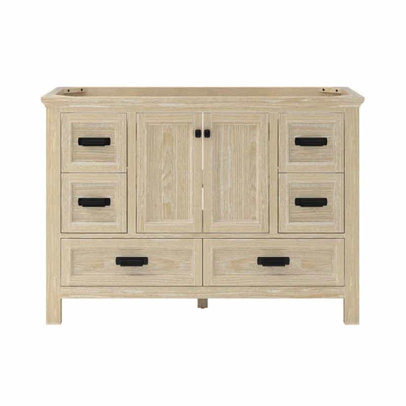 Brantley Winter Oak Wood Freestanding Bathroom Vanity - 48" - Winter Oak