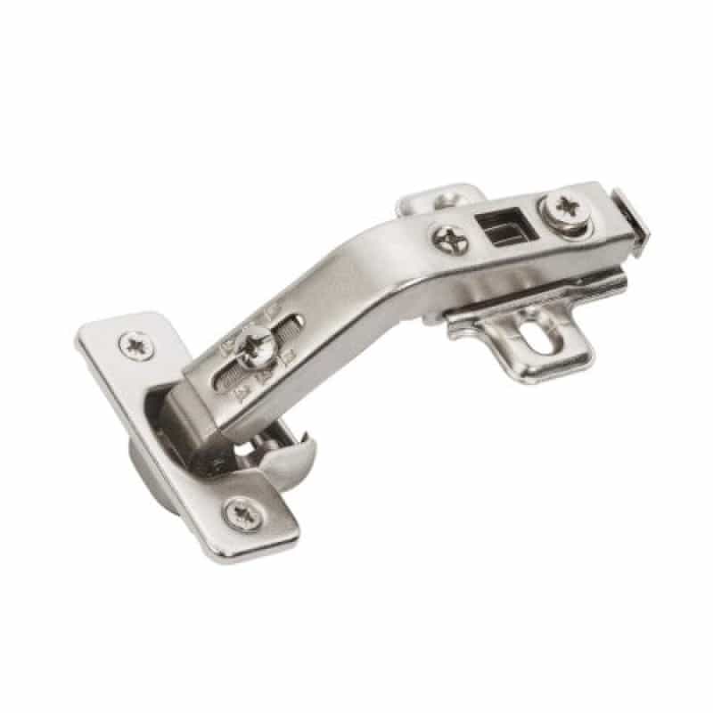 Euro Concealed Nickel Steel Face Frame Self Close Corner Cabinet Hinge - Bifold - Nickel