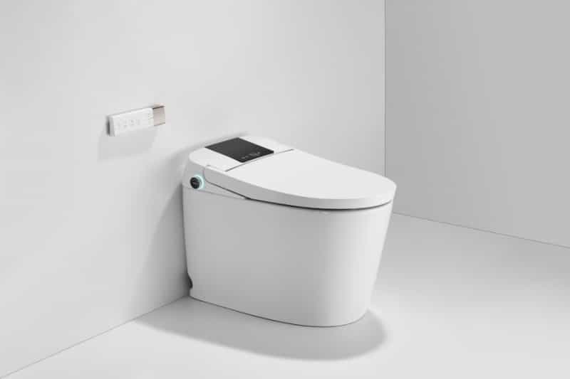 T405w White Tankless Smart 1.28 Gpf Elongated Toilet - 12"(Seat Included) - White