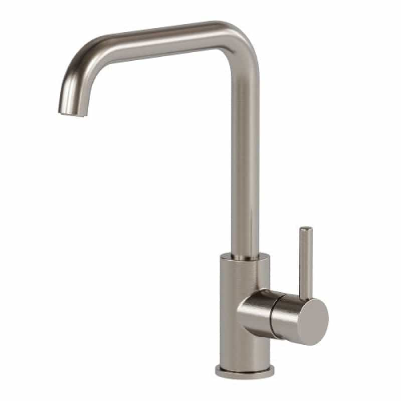 8001 008 02 Brushed Nickel Brass Vessel Bathroom Faucet - Single Handle / One Hole - Brushed Nickel