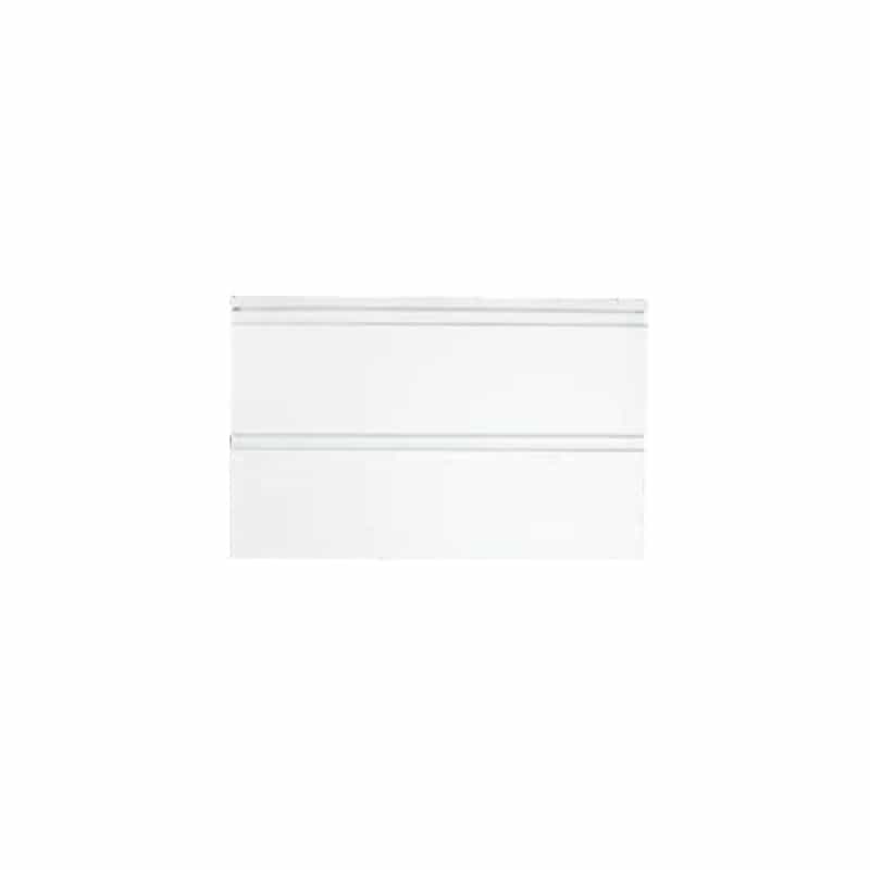 Simena White Wood Wall Mount Single Sink Bathroom Vanity With Porcelain Top - 30" (Assembled) - White
