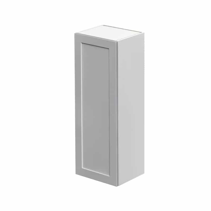 Mallorca Dolphin Gray Shaker Wood Kitchen Wall Cabinet - 12" X 12" X 42" (Assembly Required) - Dolphin Gray