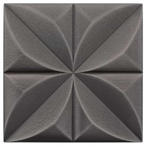 Geometal Gunmetal Metal Tile - Satin