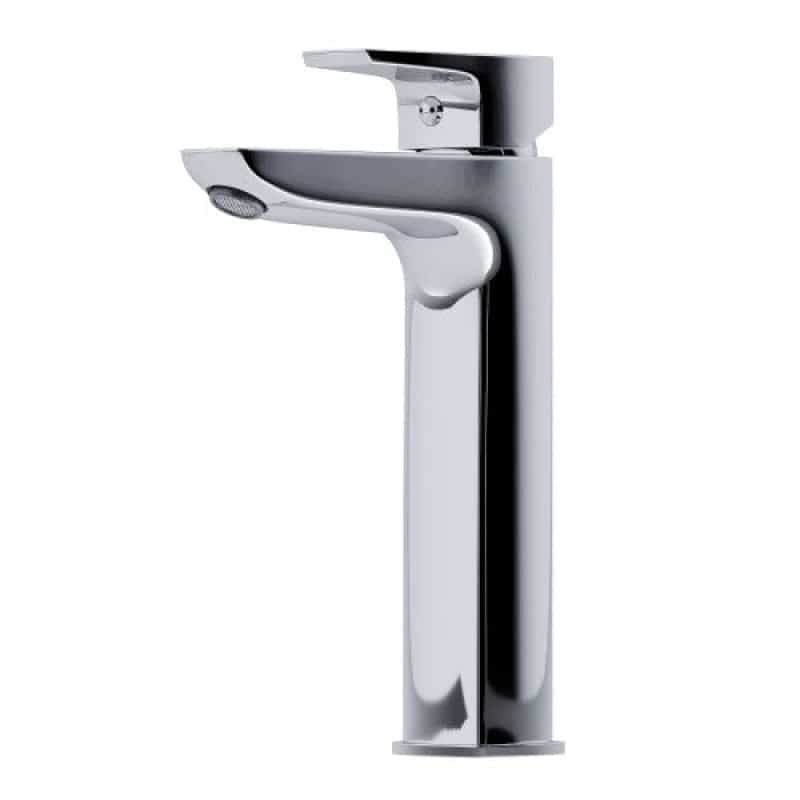 8001 022 01 Chrome Brass Vessel Bathroom Faucet - Single Handle / One Hole - Chrome
